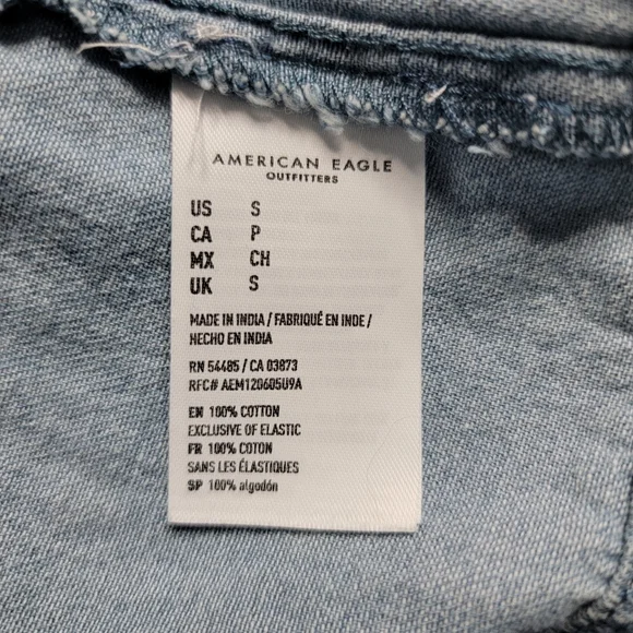 American Eagle Denim Button-Down Dress - Picture 8 of 8